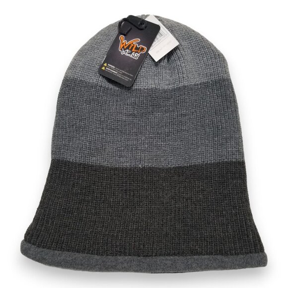 WILD WEAR Color Block Fleeced Lined Beanie - Picture 1 of 6